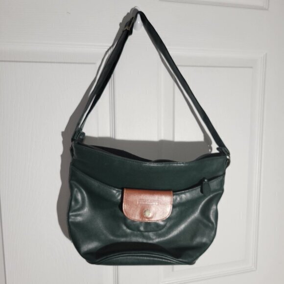 Perry Ellis-America- Crossbody‎ Handbag-Emerald - Picture 1 of 6